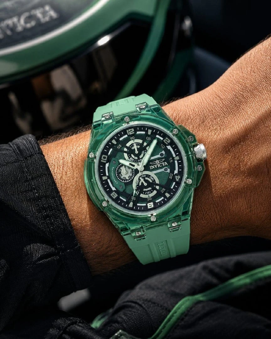 Invicta Saphirex Invicta Racing Relógio masculino de quartzo