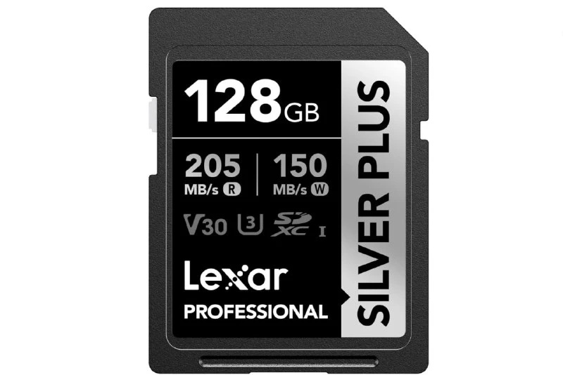 CARTÃO DE MEMÓRIA SD LEXAR SILVER PLUS (128 GB)
