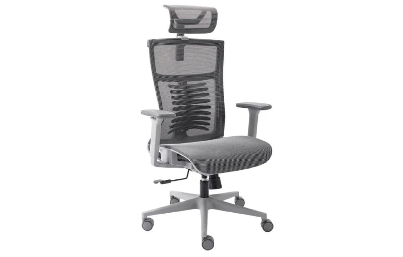 CADEIRA ERGONÔMICA ELEMENTS VERTTA PRO (CINZA) (FULL MESH)