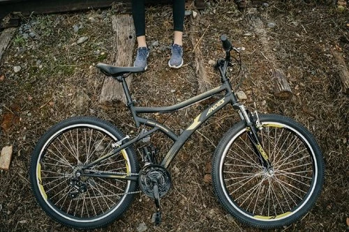Caloi Bicicleta Andes, Aro 26, Câmbio 21 Velocidades, Preta