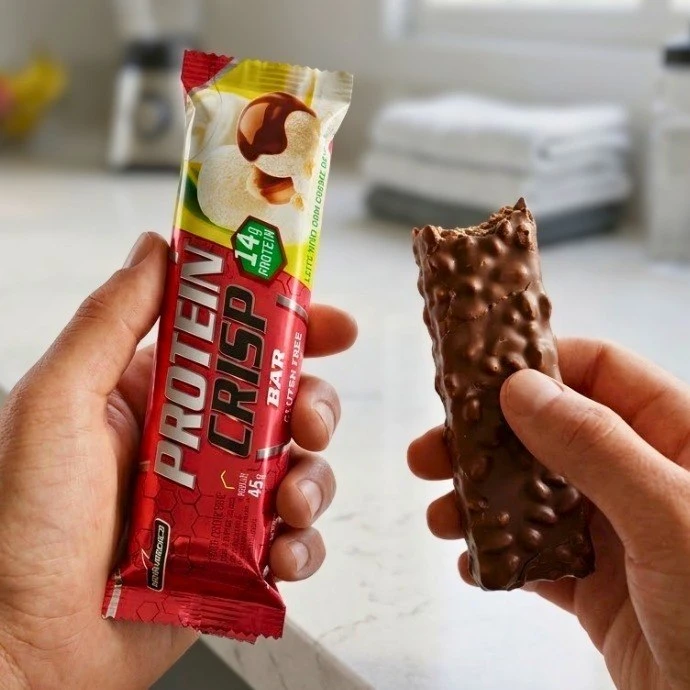 Integralmedica Whey Crisp Bar Creme de Avelã 12 Unidades