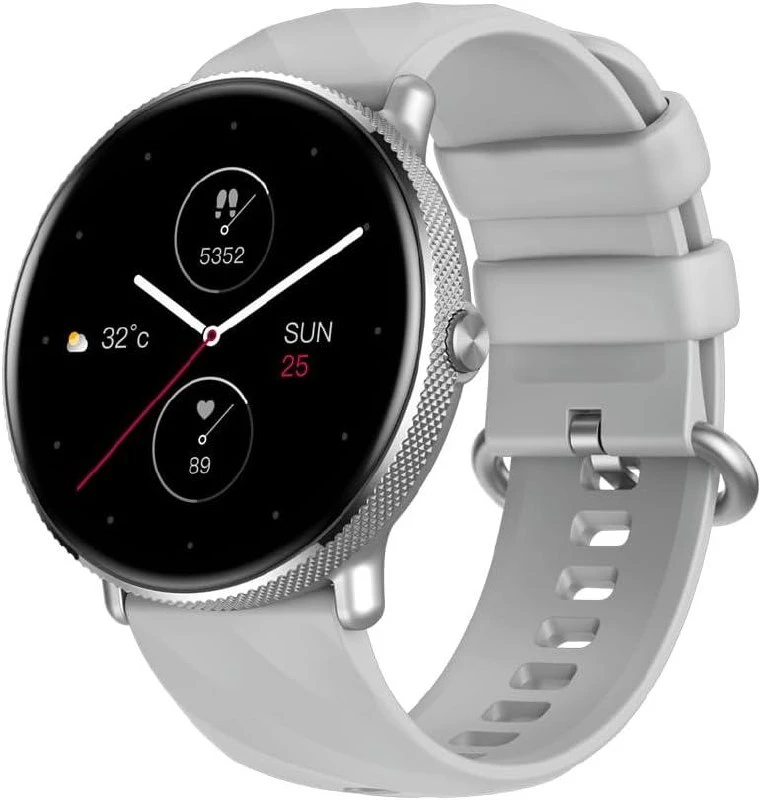 Zeblaze Relógio inteligente GTR 3 Pro, 1,43 "HD SmartWatch para homens Mulheres, modos esportivos IP68 à prova d'água/100+, pedômetro, Android Smart Watch for Android iOS (Prata)