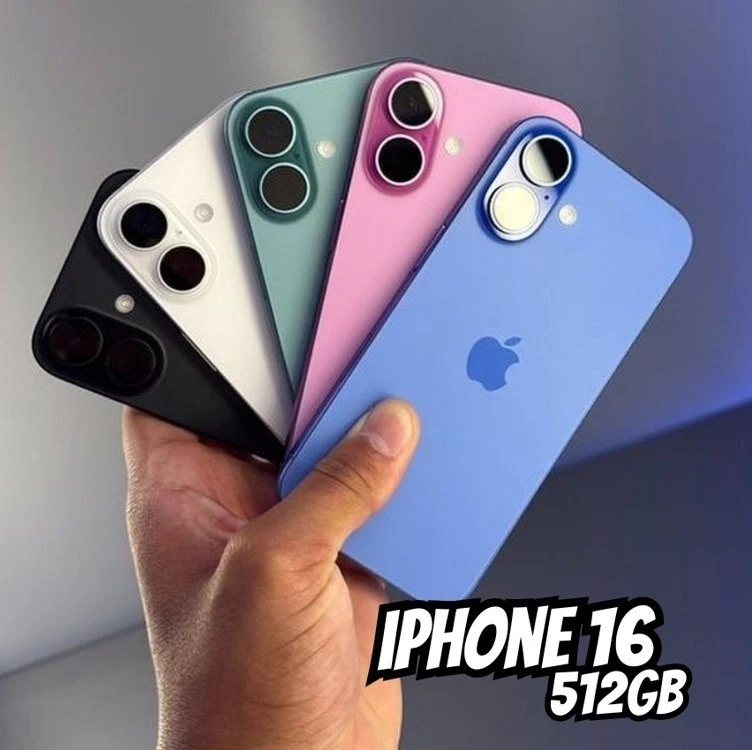 Apple iPhone 16 (512 GB) – Preto