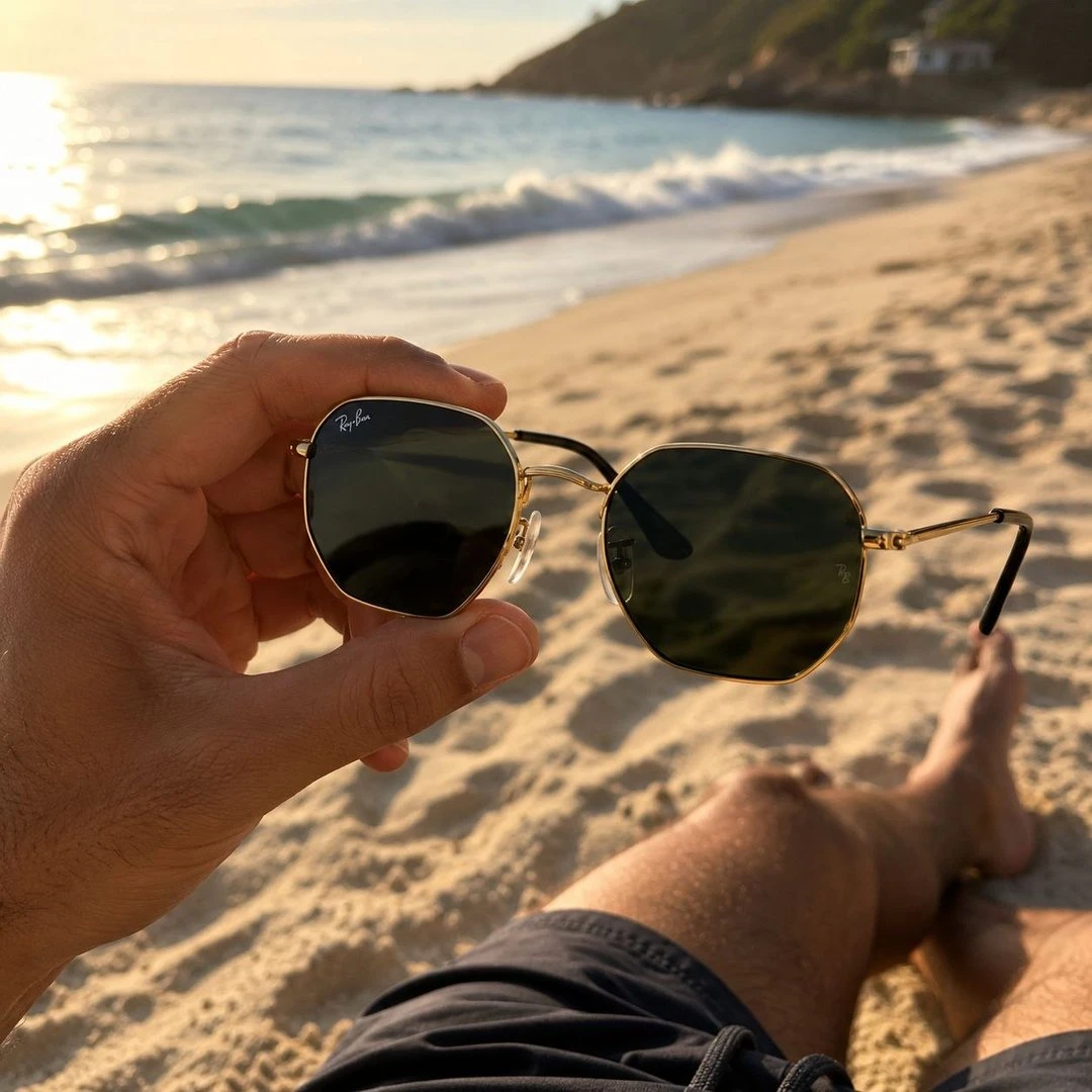 Óculos de Sol Ray-Ban Hexagonal