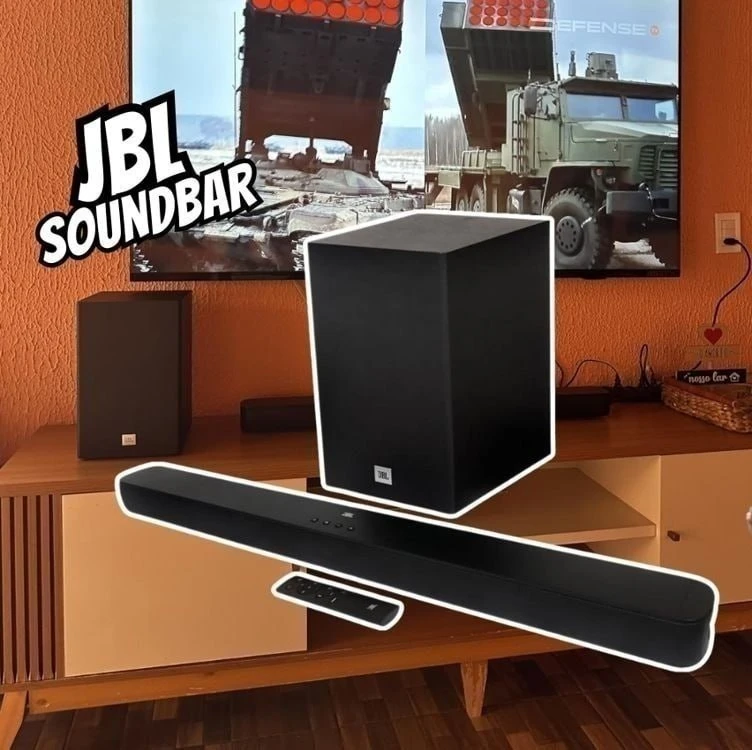 JBL, Soundbar, Bluetooth, Cinema SB180, 2.1 Canais, Subwoofer de 6,5" Sem Fio