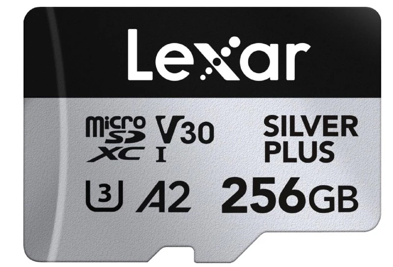 CARTÃO DE MEMÓRIA MICRO SD LEXAR SILVER PLUS (256GB)