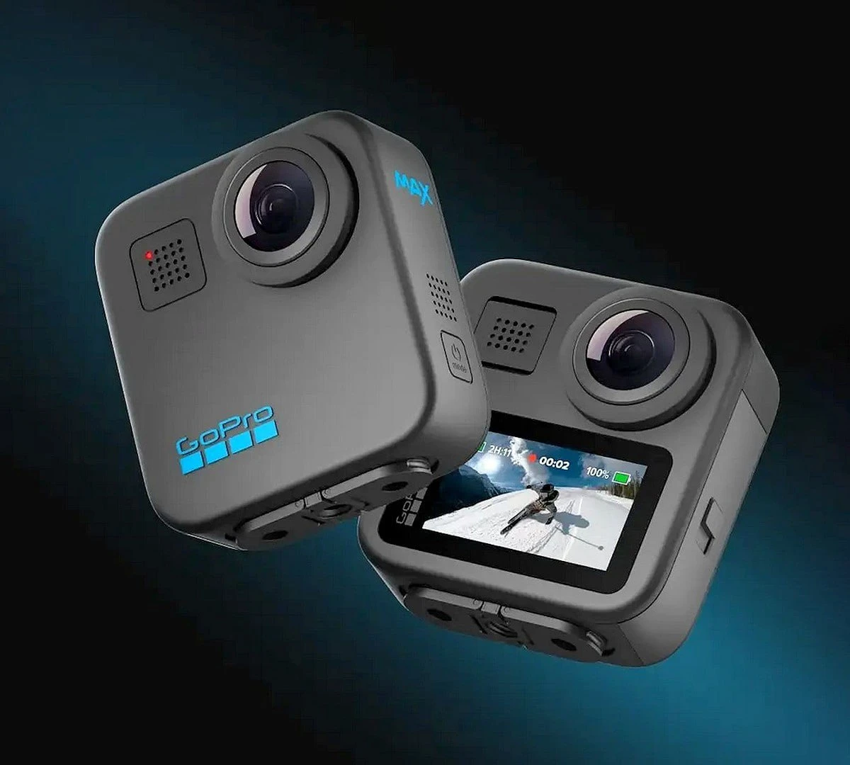 GoPro Max 360 - Câmera de Ação à Prova d'água, Vídeo 360 5.6K, Reenquadramento 4K, Foto 360, GPS, Live 1080p, Max HyperSmooth, TimeWarp, Trava de horizonte, Capturas com bastão invisível